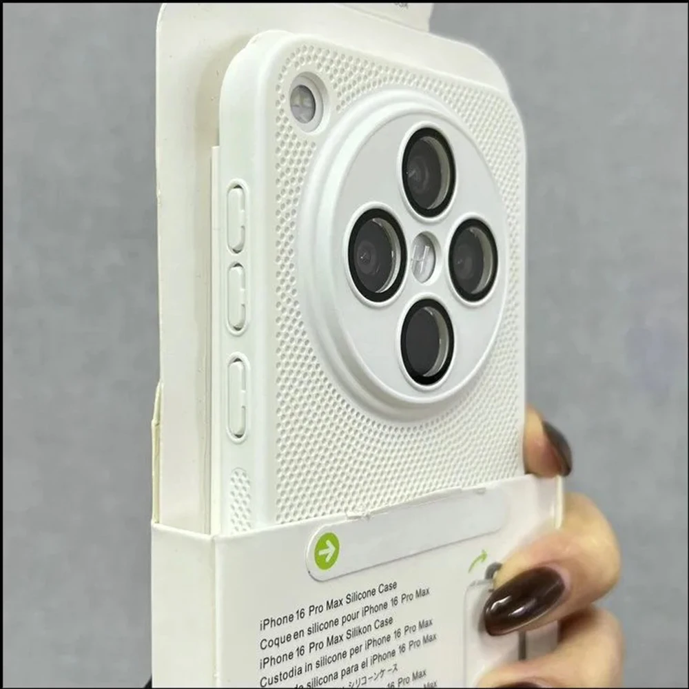 Ultra Slim Heat Dissipation PC Case with Glass Camera Protection and Cooling Mesh Design