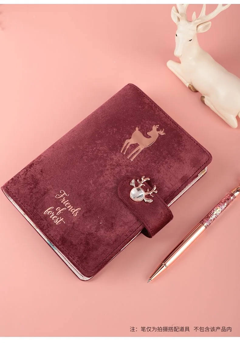 A6 Folhas soltas Binder Diário, Notebook Gift