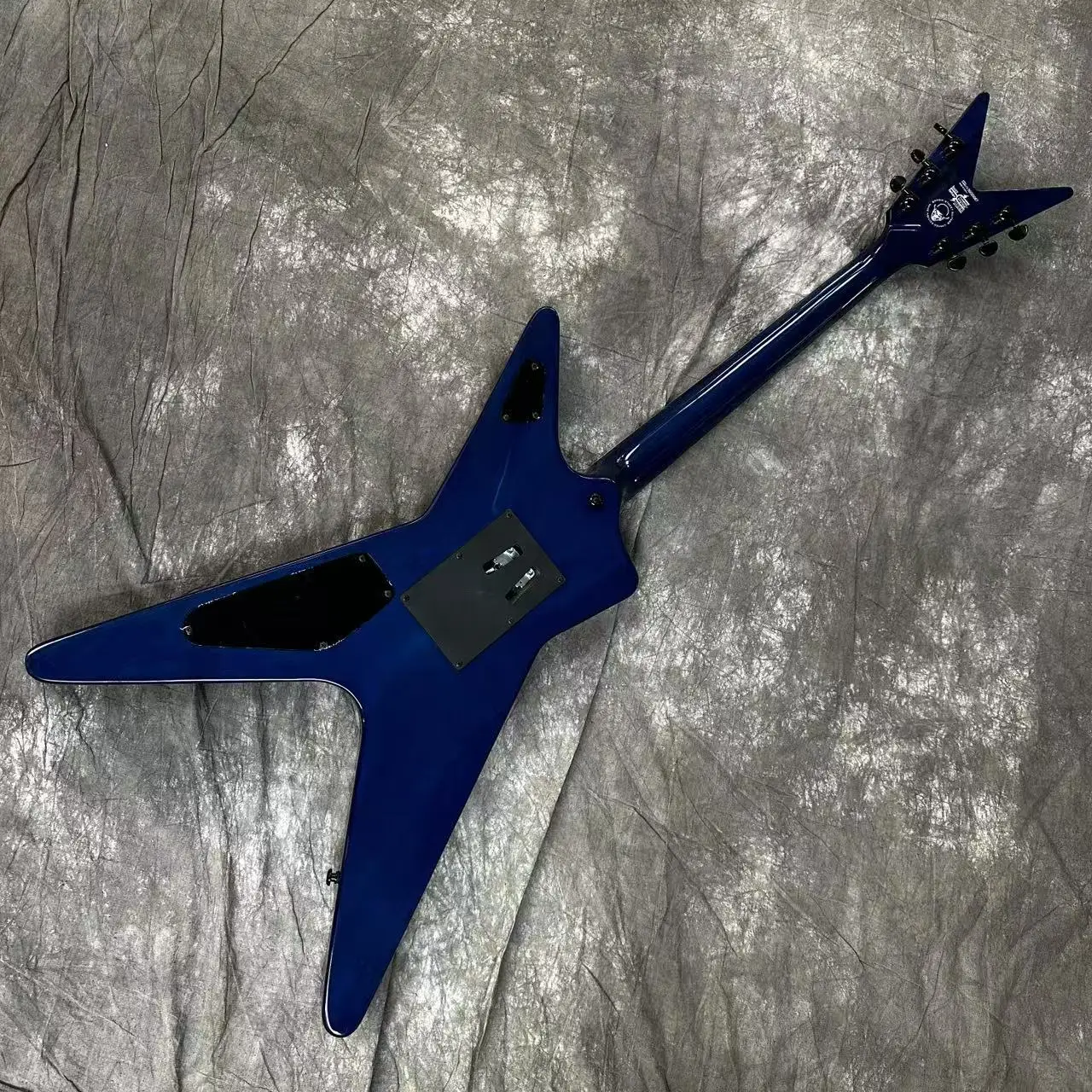Blue Shell Dimebag Electric Guitar Washbu.n Shell Inlay Lighting Body