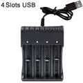 4 Slots USB