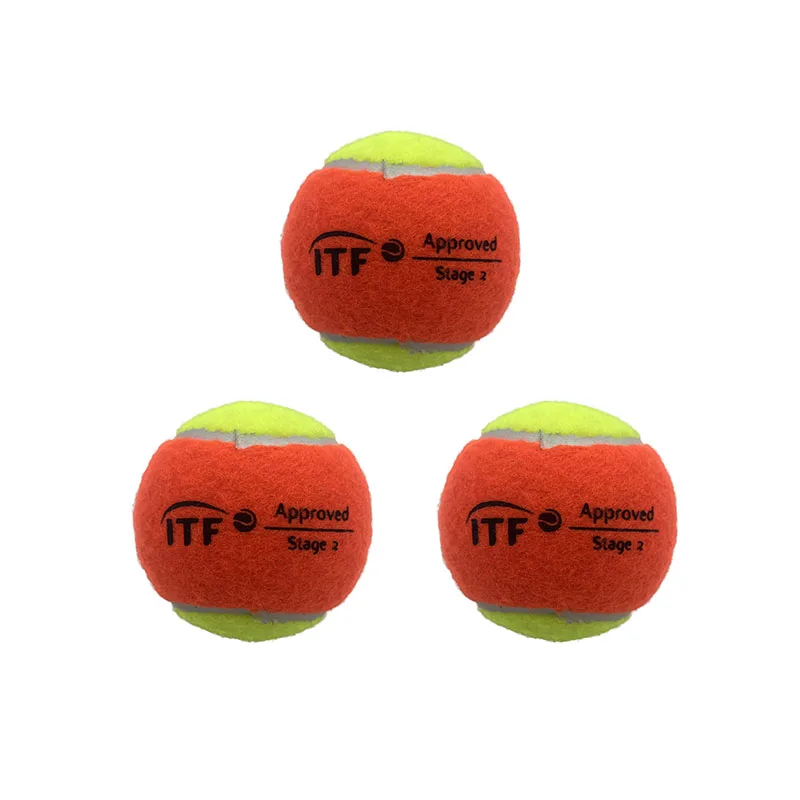 ITF Certified Beach Tennis Balls 3 Pcs Standard Pressure Professional Training Balls Children Tennis Accessories