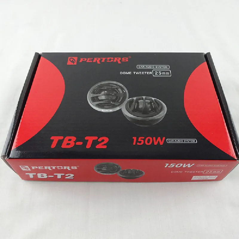 Car Audio Refit 2.5 Inch Silk Film High-frequency Tweeter Set with Capacitor,dome tweeter speakers