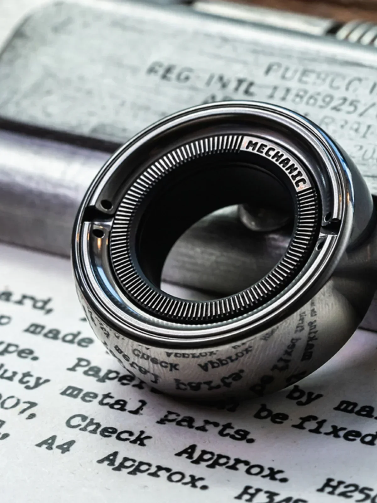 새로운 메카닉 C 패러그래프 링, 손가락 자이로 래칫 감압 링, 손가락 장난감 EDC