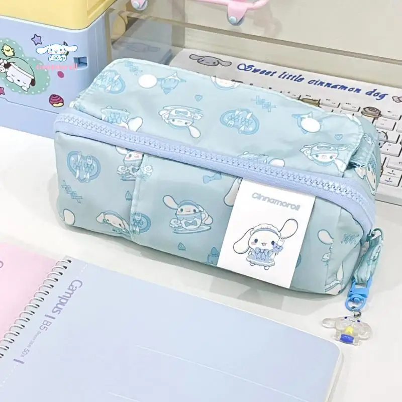 

Cinnamoroll Pochacco Sanrio Cartoon Cute Multi-Functional Folding Large-Capacity Pencil Case Anime Plush Toys for Girl Gift