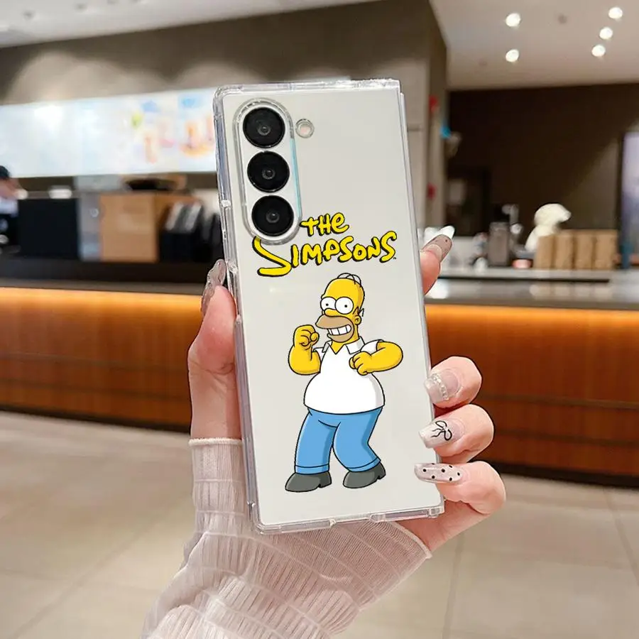 Homer Jay The Simpsons Cool Transparent Soft Phone Cover Case