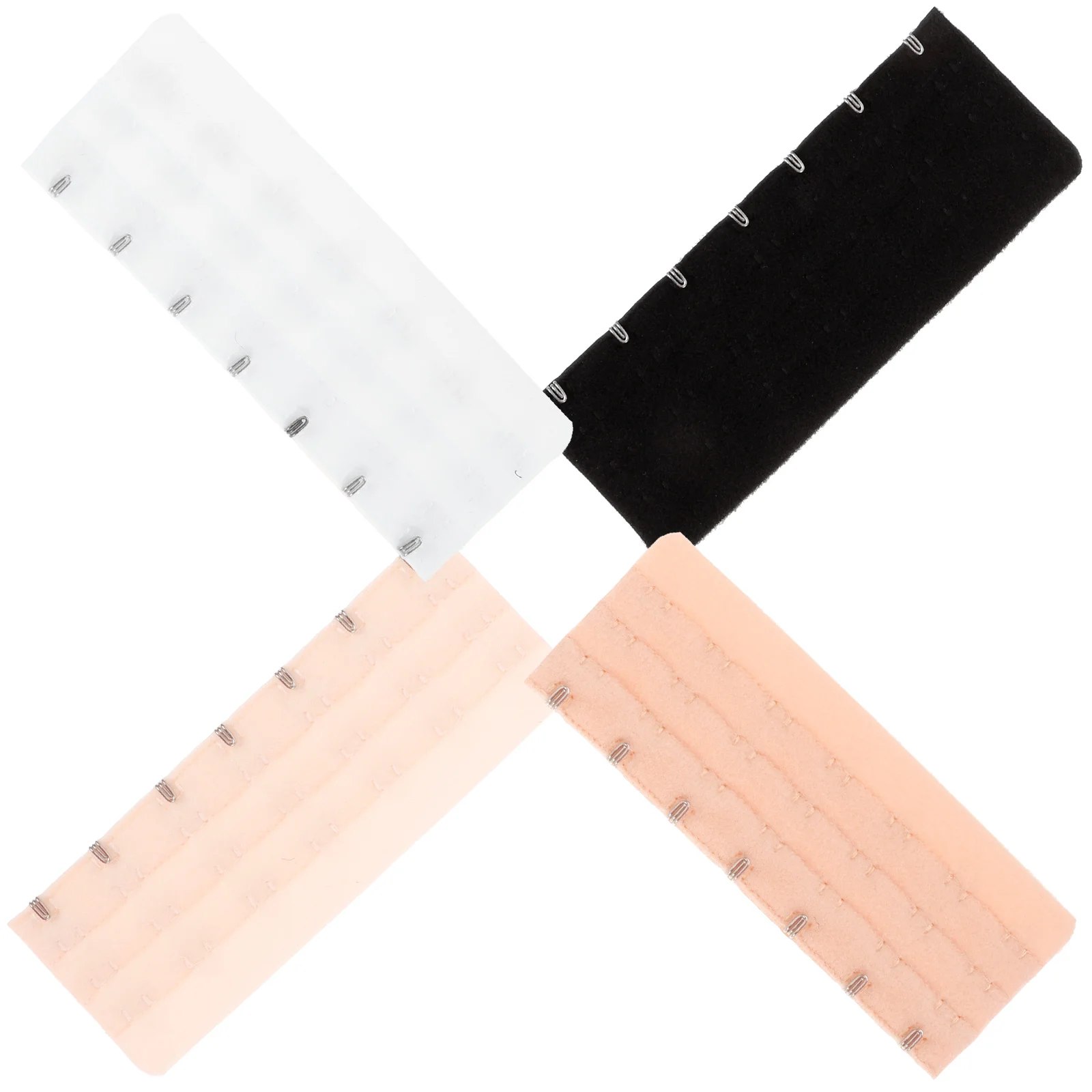

4 Pcs Extensionss 7 Hook Extensionss for Plus Size Extensions Shoulder Strap Women Hooks Polyester Women's
