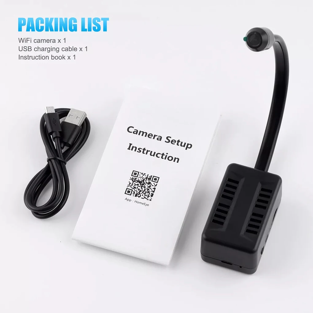 Mini Camera 1080P HD WiFi Wireless Cam IP Secret Video Recorder Security Protection Surveillance Sensor Motion Detection