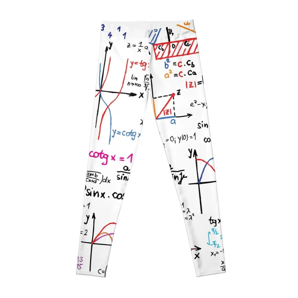 

Mathematics Formulas Numbers Leggings sports for sporty woman gym Female legging pants Womens Leggings