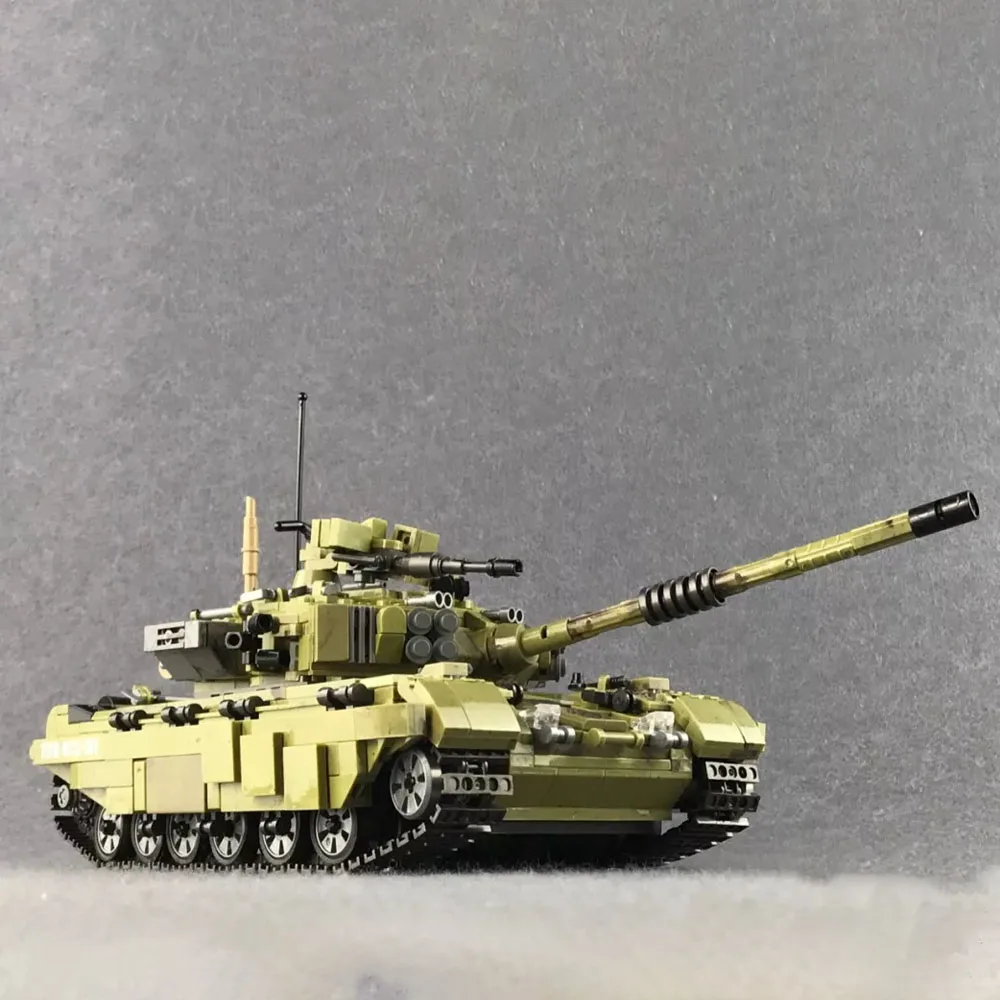 In stock Army Tiger Tank 1386PCS Building Blocks Bricks Compatible Technical Classic Military War Weapons Boy Toy Gift