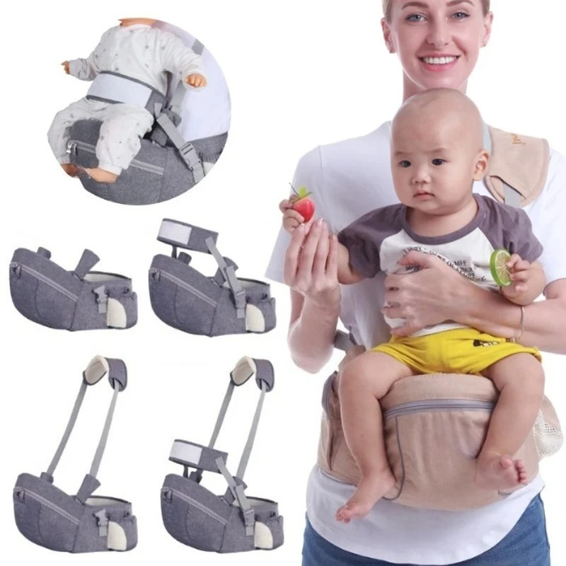 Baby carrier Ergonomic Portable Infant Kid Hip Seat Waist Stool Sling Front Facing Kangaroo Baby Wrap Carrier for Gear