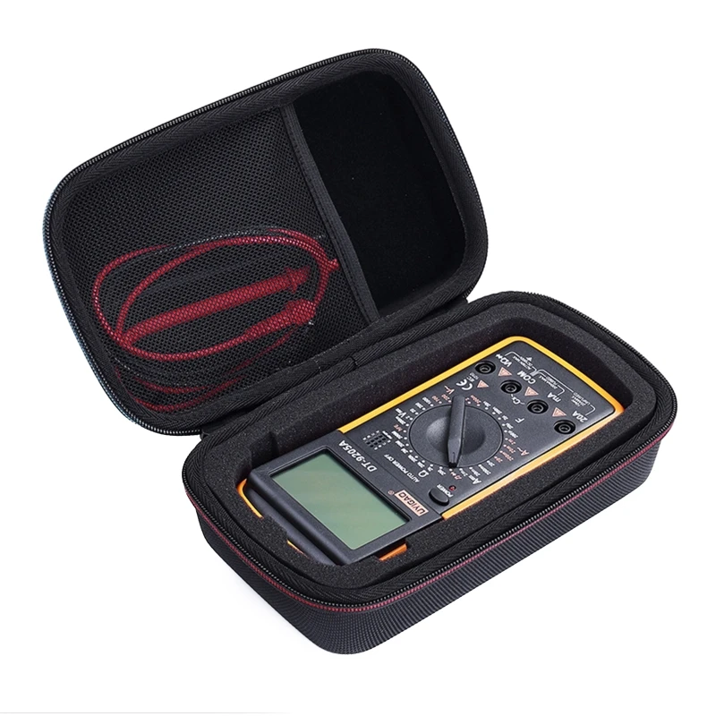 Digital Multimeters Storage Organizer Bag Hard Case Replacement Protective Travel Storage Bag Fitting for F117C/F115C A0KF