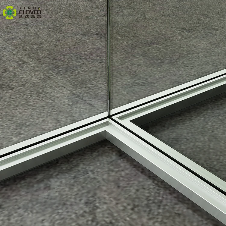 Офісна скляна перегородка, модульна система настінної панелі з дверцятами, звукоізоляційні офісні роздільники