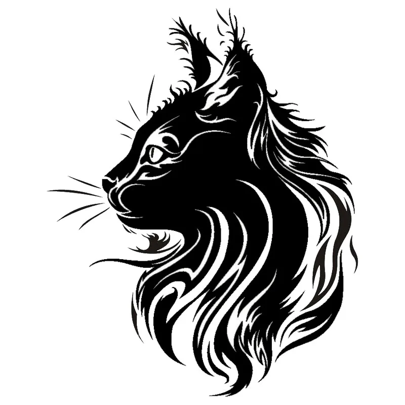 

15cm Personalized Fashion Car Styling Vinyl Decal Animal Cat Fashion Cartoon Waterproof and Sunscreen Accessories Stickers