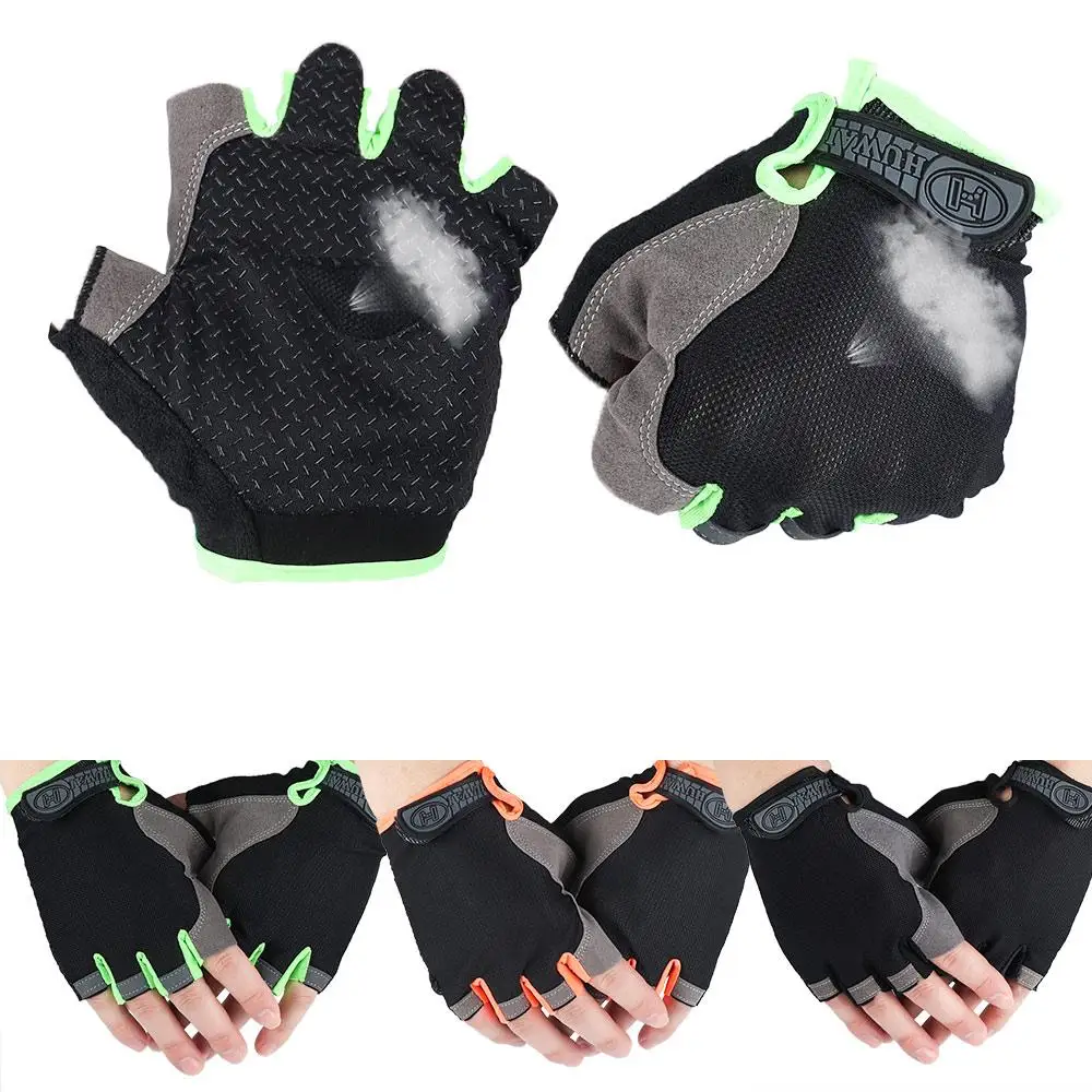 

Men and Women Cycling Equipment Half Finger Gloves Sport Mittens Wrist Wrap Gym Gloves Cycling Gloves