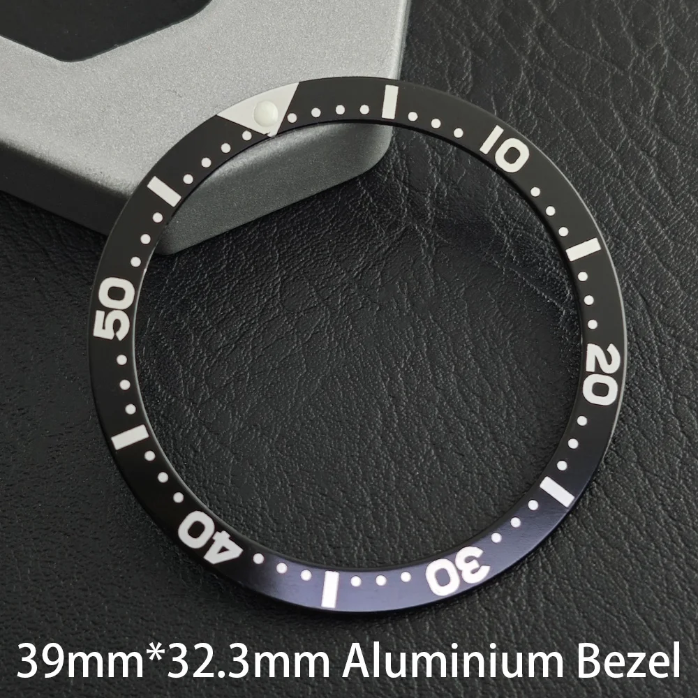 Premium Flat Aluminium Watch Bezel - 39mm Replacement Part for Men's Mechanical Watch