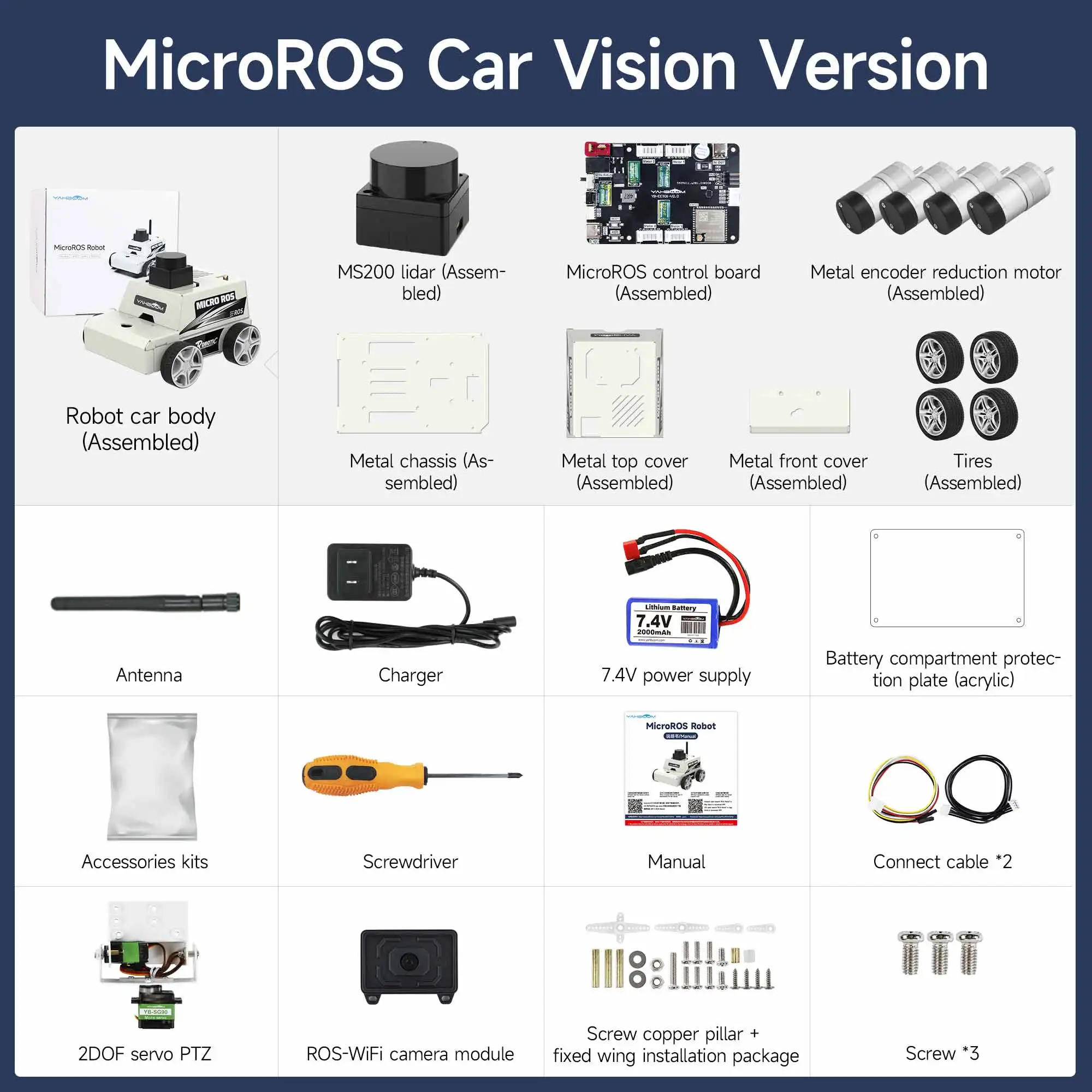 Yahboom MicroROS Educational Robot Car Use Virtual Machine