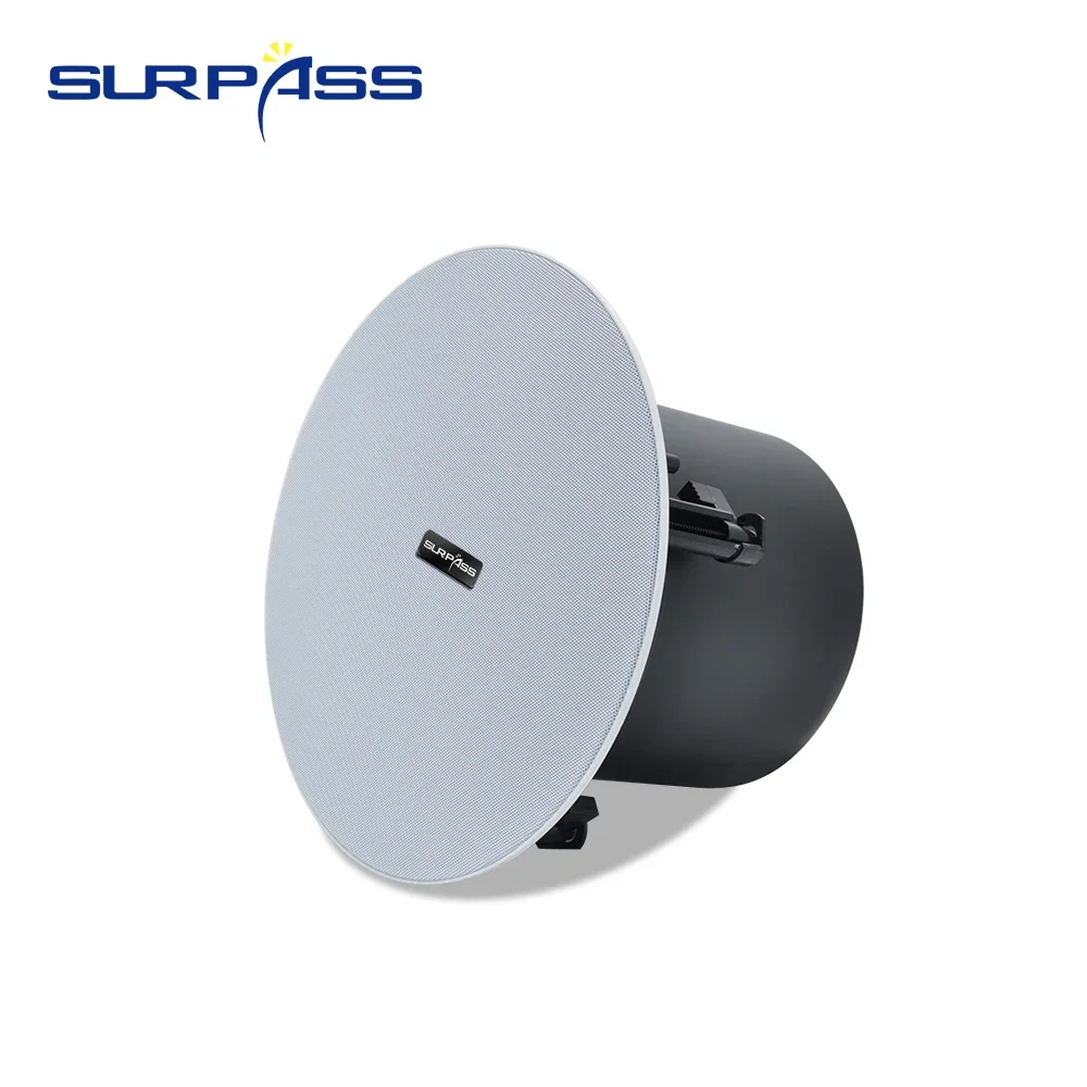 Home 8inch 40W Ceiling Speaker High-end in Wall Ceiling Speaker Coaxial Recessed Home Audio System for Living Room Theater Hotel