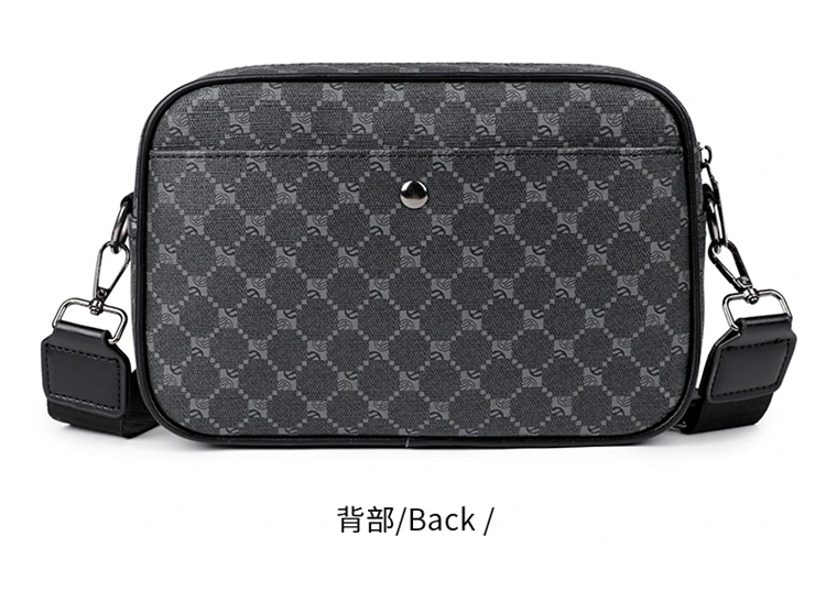 Fashion Pattern Men Small Bag High Quality PU Leather Crossbody Messenger Bag For Men Stylish Men Handbag Shoulder Bag Presents