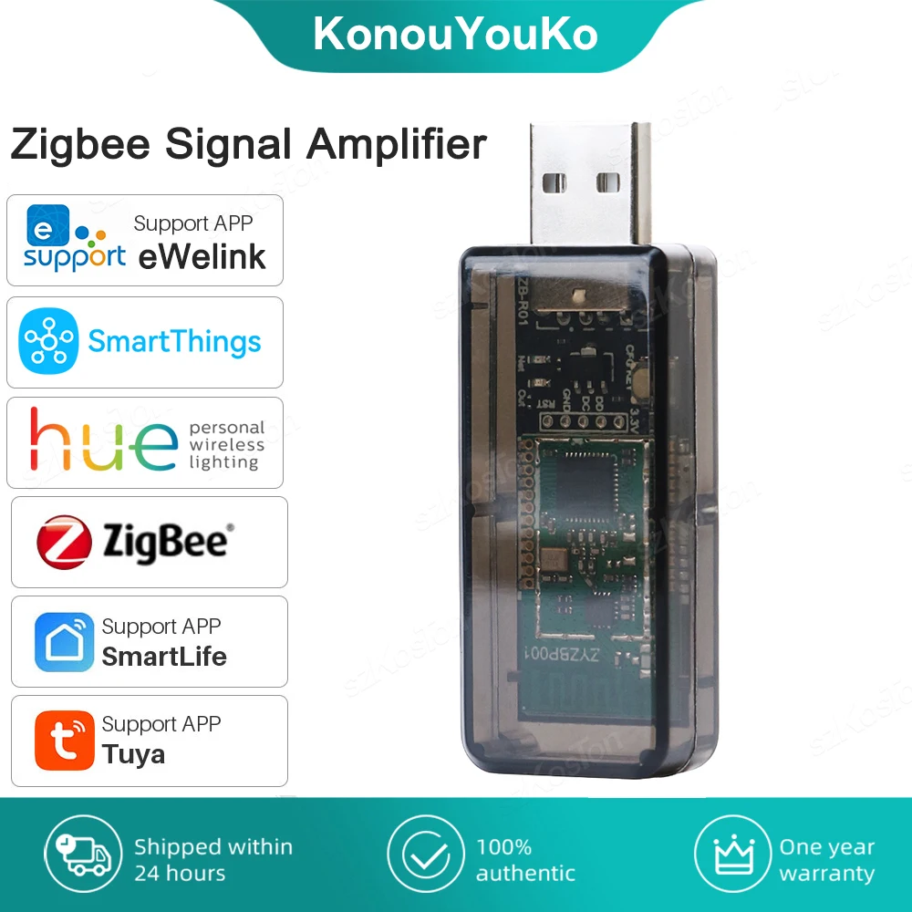 EWeLink ZigBee 3.0 USB regenerator sygnału Extender dla Tuya Home