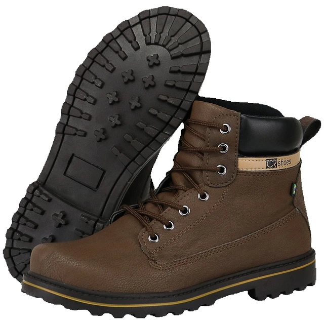 Bota Caterpillar Masculina Adventure Coturno Couro Cano Médio com o Melhor  Preço é no Zoom