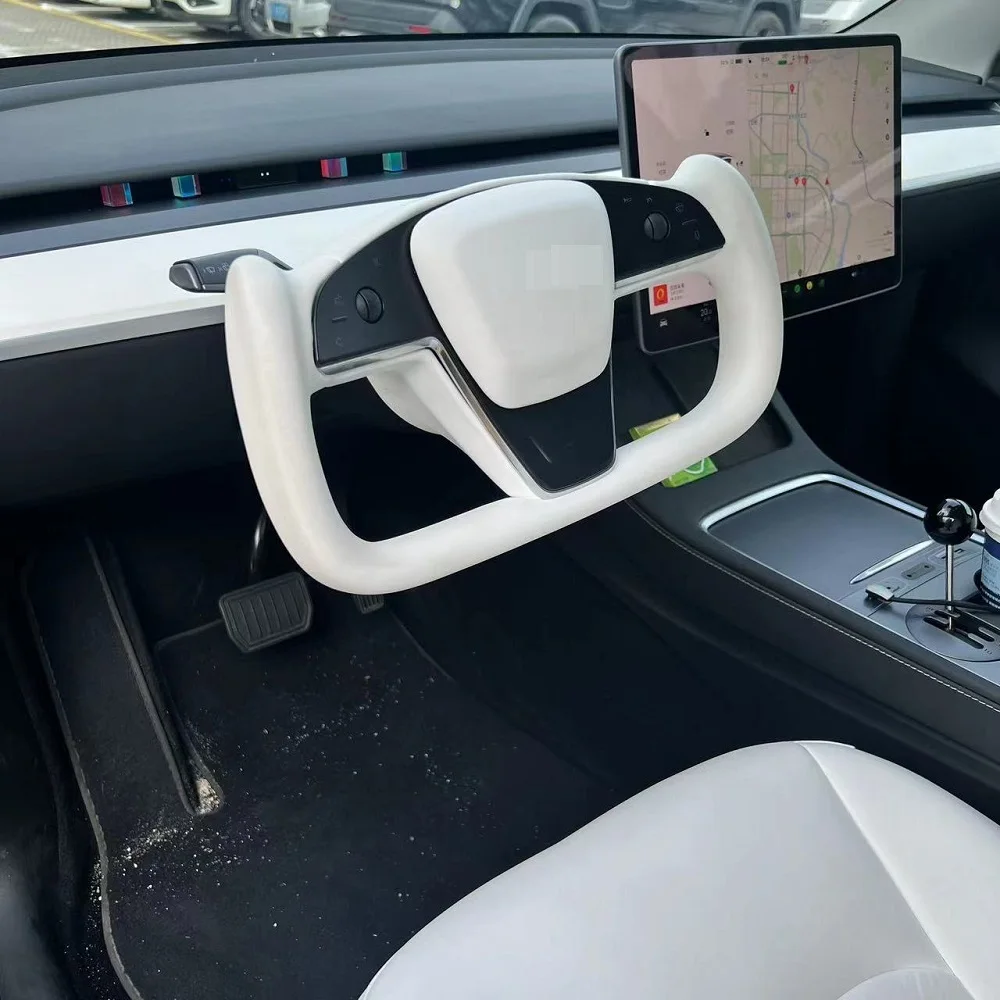 Touch Control Per L'Aggiornamento Del Volante Scozzese Tesla Model S/X Modificato Per Il Controllo Del Volante Del Giogo Originale Del Modello Y/3