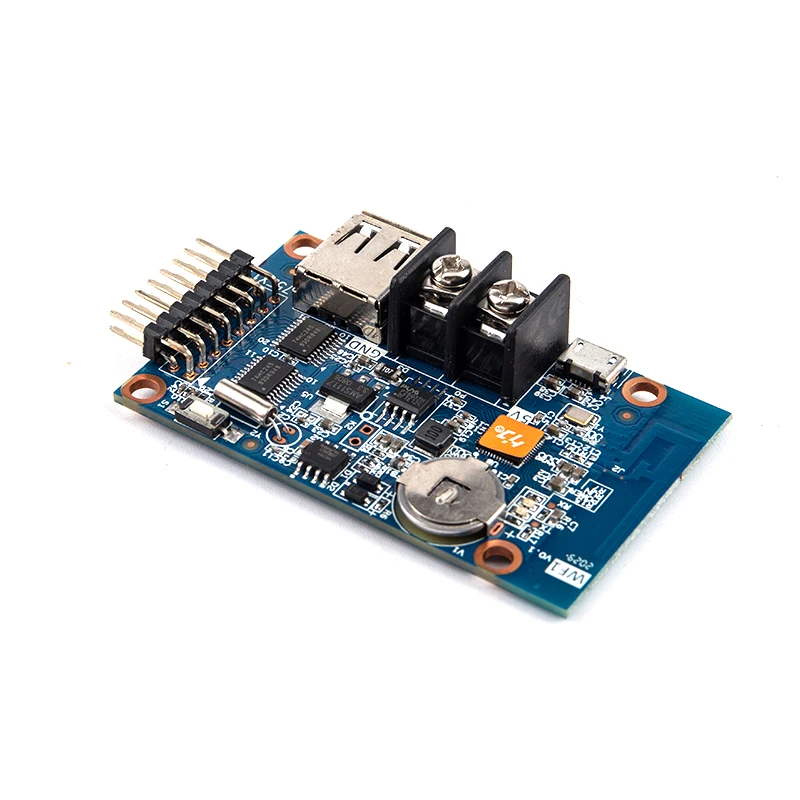 풀 컬러 모듈 컨트롤러 WF1 보드, P3 P4 P5 P10 LED 매트릭스 디지털 패널, 640x32, 1 개
