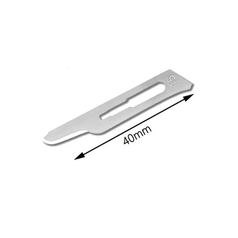 Lame Chirurgiche In Carbonio Lame Bisturi Chirurgiche Sterili - Set Con Manico Gratuito, Per Dentisti E Laboratori Trapano Odontotecnico - Foto 4