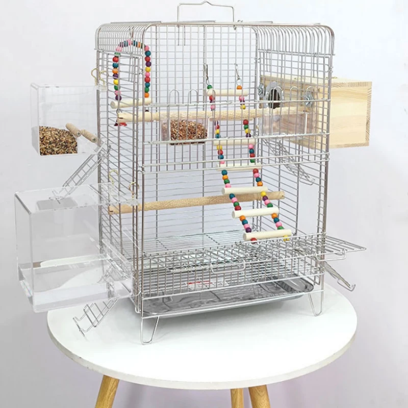 

Large Pigeon Bird Cages Feeder Portable Budgie Canari Bird Cages Parrot Outdoor Gaiola Para Passarinhos Pet Products YY50BC