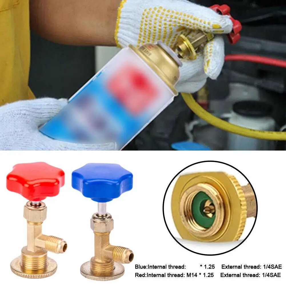 air conditioning opener Opening Valve Air Conditioning Refrigerant Bottle Opener Tools R134 R22 R410