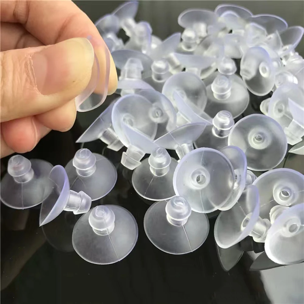 5/10/20Pcs Clear Sucker Suction Strong Vacuum Cups Transparent Soft Pad  Glass Table Countertop Non-slip Fixed Gasket 18~30mm