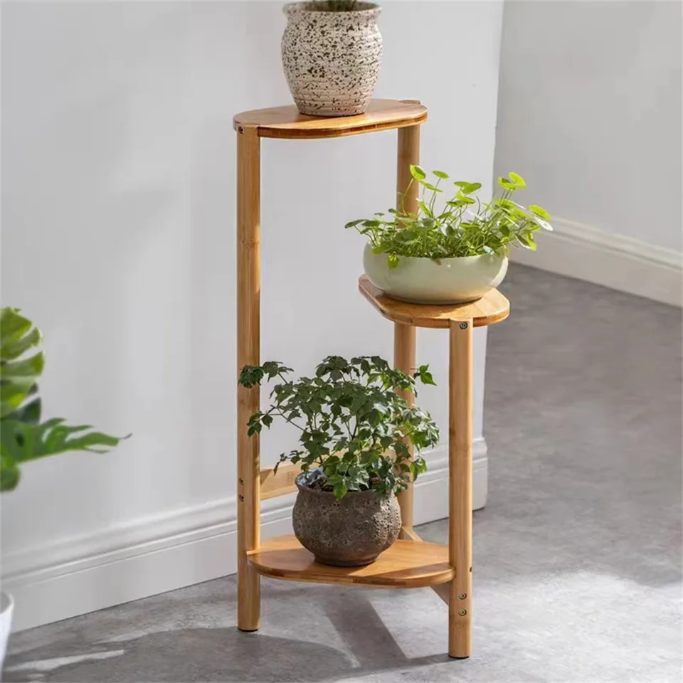 2 Supporti Per Piante In Legno, Mini Sgabello Per Bonsai E Piante Grasse, Decorazione Boho Per Casa E Ufficio, Marrone Scuro (14x9 Cm) - 2
