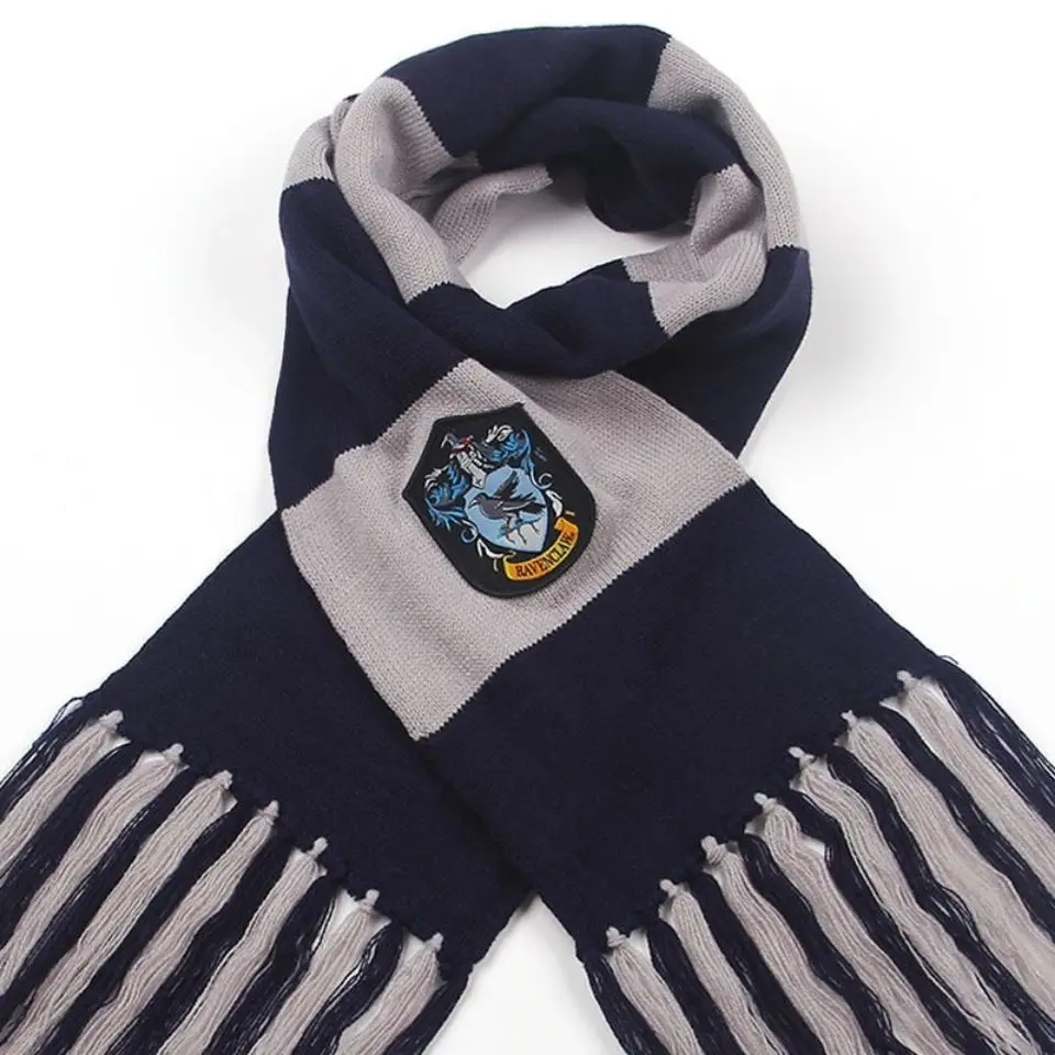 Warm Harried Potter Adult Scarf Gryffindor Ravenclaw Hufflepuff Slytherin Long Scarf Women's Men's Boys' Hermione