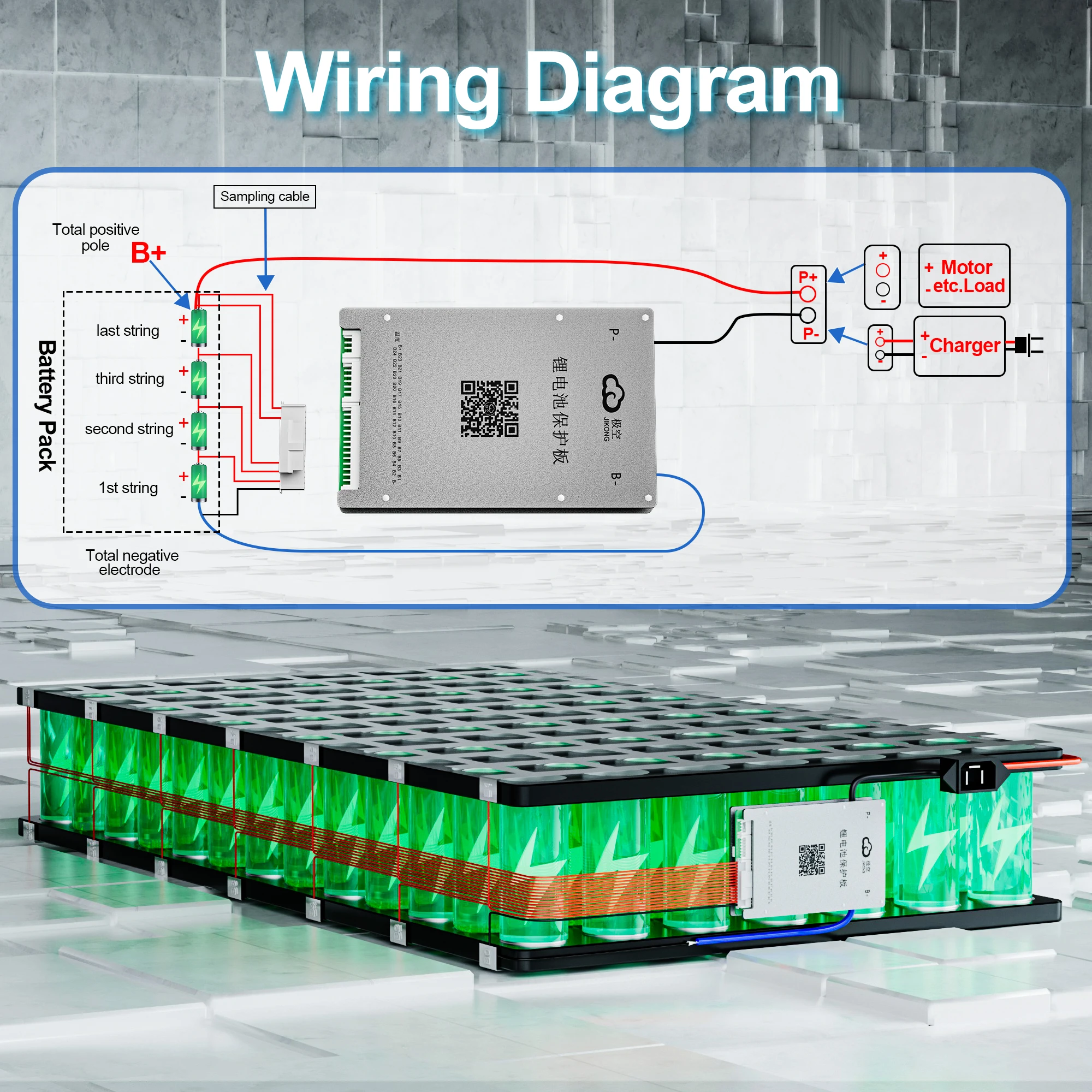 JIKONG BMS Ʈ JK BMS Ƽ 뷱 BT Ƭ ̿ 18650 ͸, RS485, 4S, 8S, 17S, 20S, 24S, 40A, 60A, 80A, LifePo4, 0.4A, 0.6A