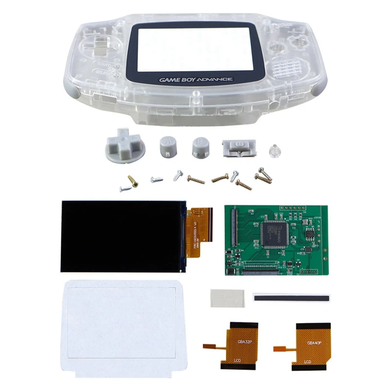 

GBA IPS Highlight LCD Screen 2.9 Inch IPS High Brightness LCD And Case Kit For Gameboy Advance GBA Easy Install
