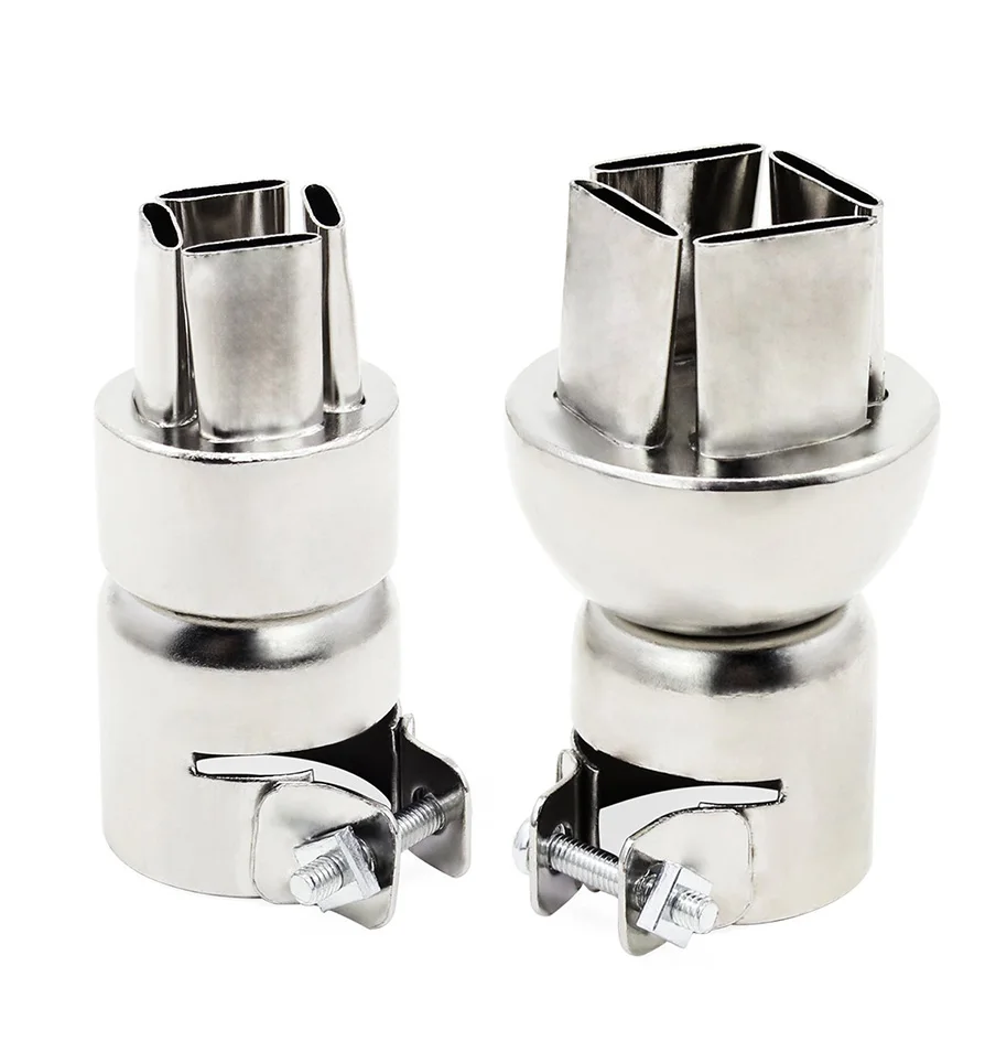 Hot air soldering nozzle 12PCS Universal Heat Nozzle 3-20mm Hot Air Heat Resisting Nozzles Tips Tool for 850 Series Hot Air Soldering Station