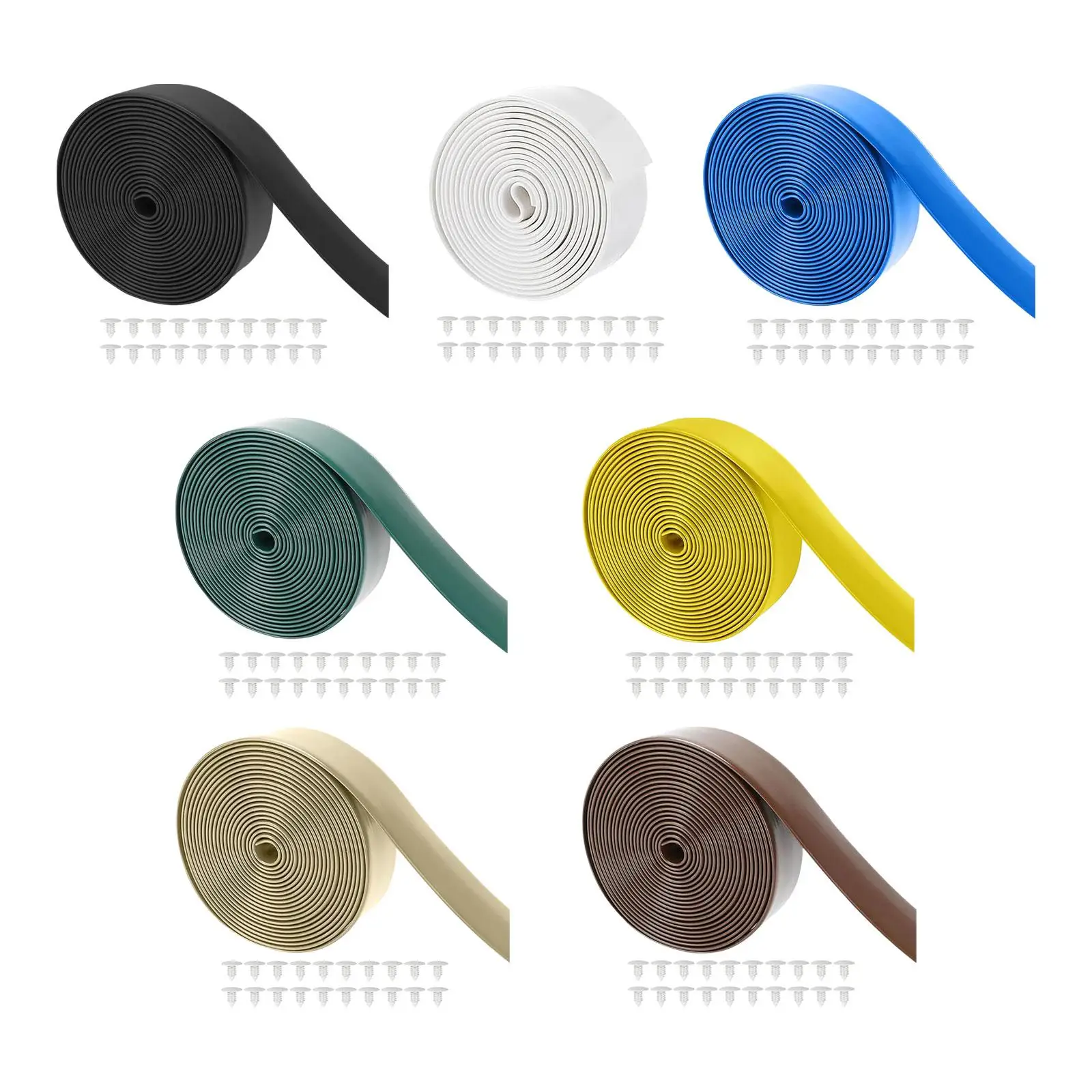Kit Riparazione Sedie Da Giardino: Reggips In Vinile Bianco 5,1cm X 3m + 20 Rivetti - Landical
