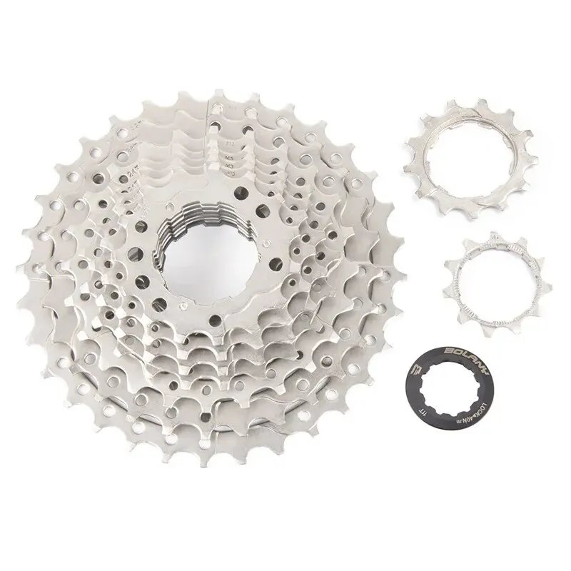 Bike Freewheel Steel 8Speed 11-32T MTB Freewheel Cogs Sprocket Compatible Bike Flywheel Accessories