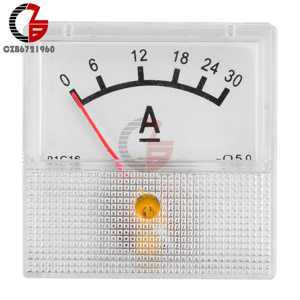 Analog Pointer Voltage and Current Panel Meter Tester