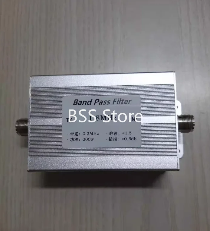 

BPF-1.8M-200WM 1.8MHz band-pass filter M female seat short-wave filter 200w communication filter band-pass BPF Module sensor