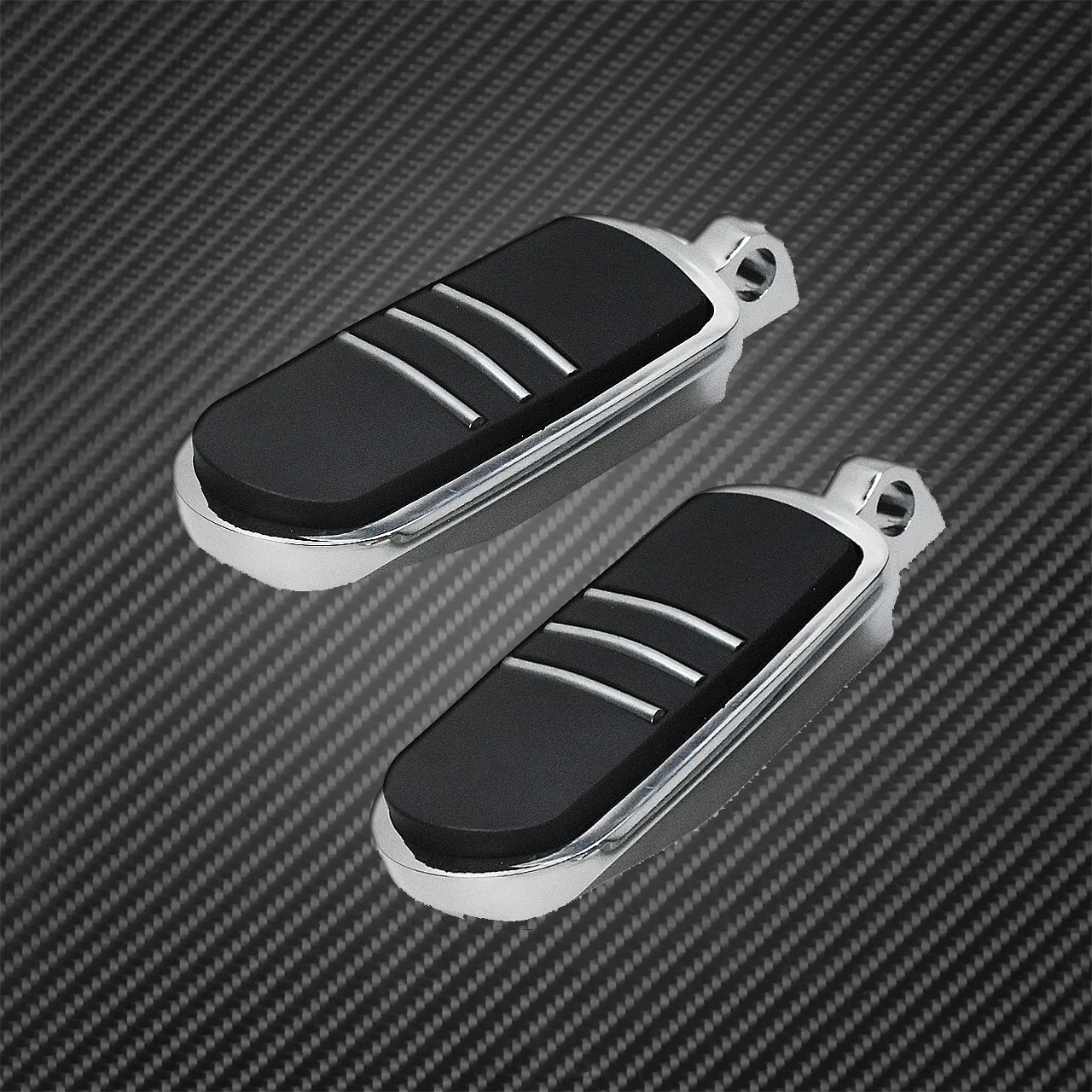 Motorcycle 32mm 1-1/4" Highway Crash Bar Pegs Short Footpegs Clamps Engine Guard Mounts For Harley Sportster XL Softail Touring