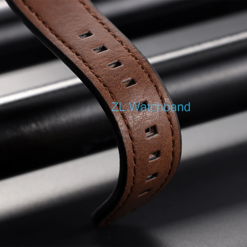 Vintage Brown Leather Strap Bracelet (20/22mm)