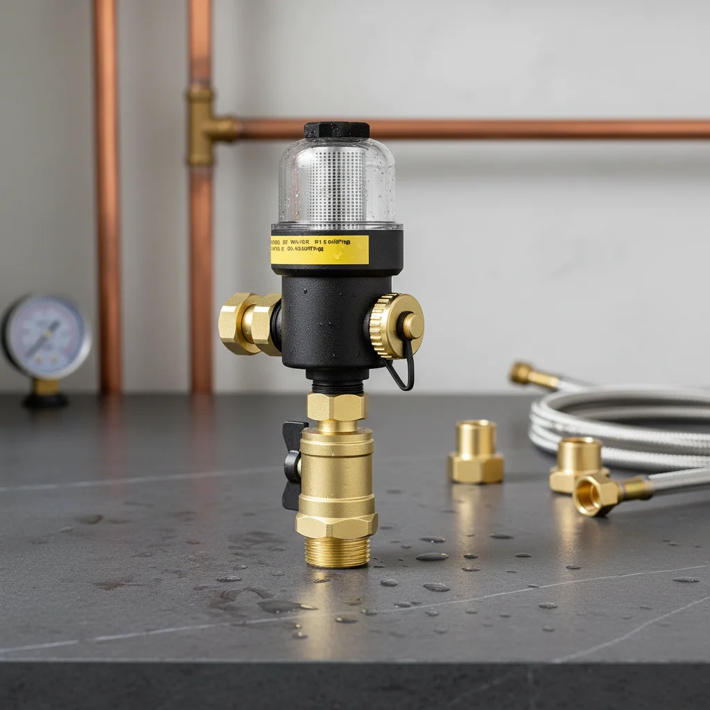 ตัวกรองน้ำแม่เหล็ก DN20/DN25 1 ชิ้น สำหรับติดผนัง เครื่องทำน้ำร้อน ระบบทำความร้อนใต้พื้น ตัวกรองล่วงหน้า อะไหล่ระบบ HVAC 1