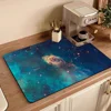 Galaxy Space Stars New Super Absorbent Coffee Dish Kitchen Absorbent Draining Mat Drying Mat Quick Dry Bathroom Placemat 3