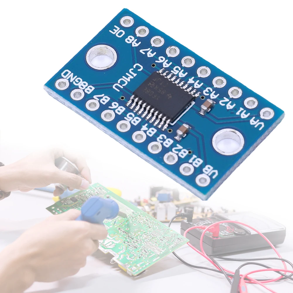 TXS0108E TTL 양방향 상호 변환기 Arduino용 고속 8 채널 로직 레벨 시프터 양방향 모듈