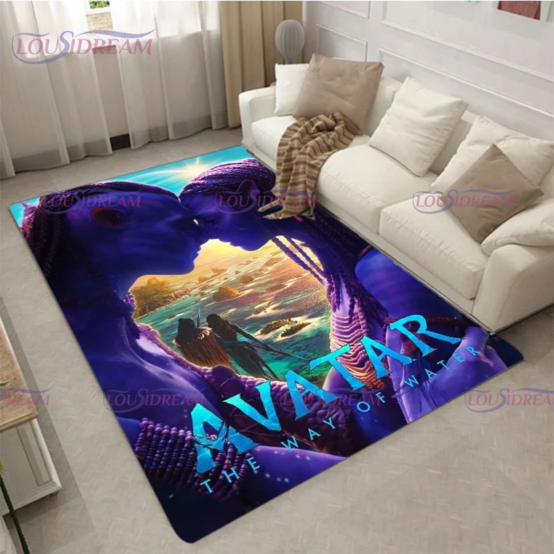 

The World of Avatar Movie Hd Print Carpets Soft Area Rug Carpet Living Room Carpet Bedroom Tent Mat Non-Slip Pet Carpet