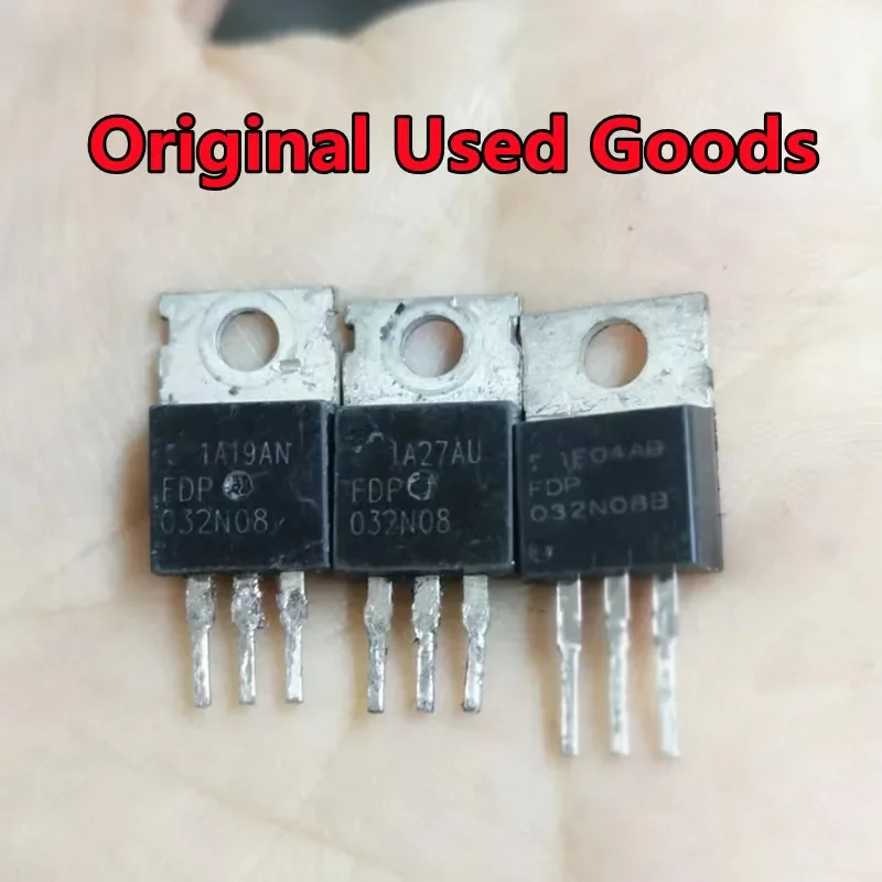 오리지널 N-채널 파워 MOSFET, FDP032N08 032N08 235A, 75V TO-220, 10 개/몫