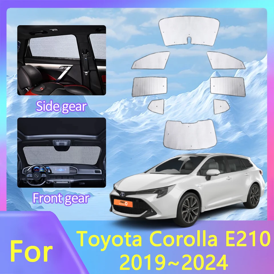 Para Toyota Corolla sedán E210 prtigio Altis 2019 2020 ABS parachoqu trasero derrape