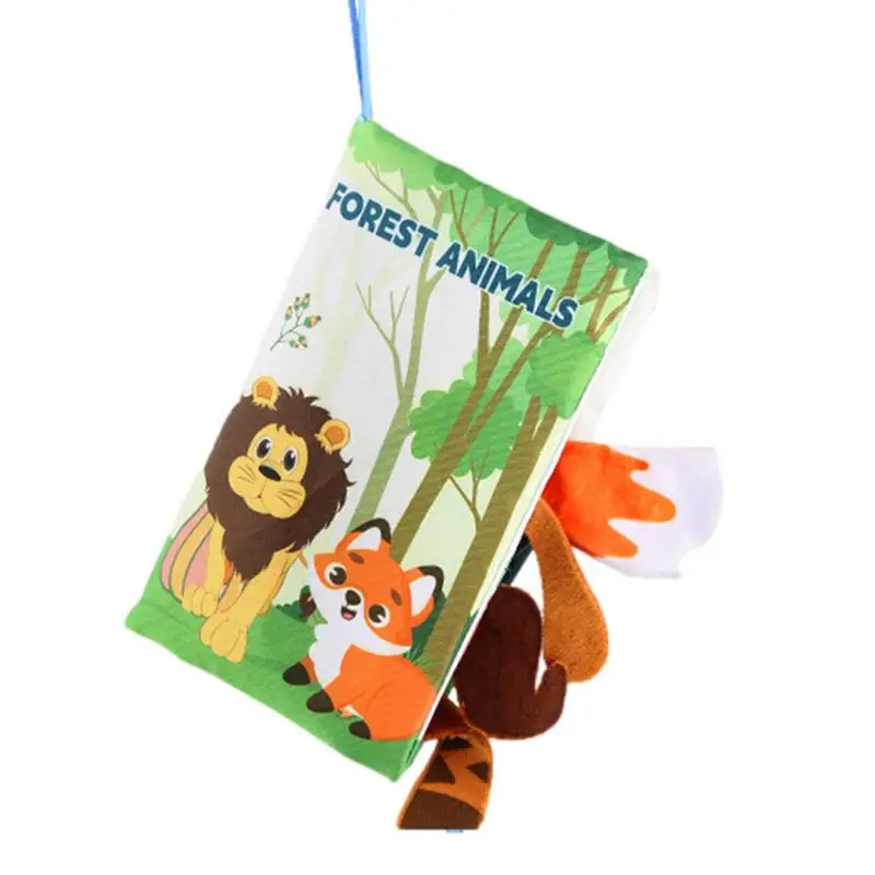 

0-12Monthes Baby Cloth Book Fruits Animals Cognize Puzzle Book Infant Kids Early Learning Educational Fabric Books Toy