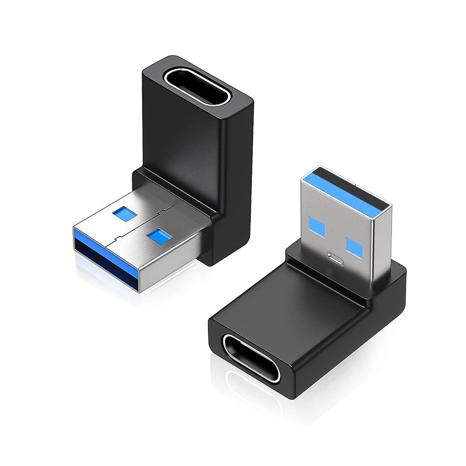 Premium Right Angle USB 3.0 to Type C Adapter