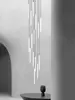 Modern LED Living Room Pendant Lighting Spiral Staircase Indoor Lamp Kitchen Home Decoration Nordic Luxury Ceiling Chandelier 4